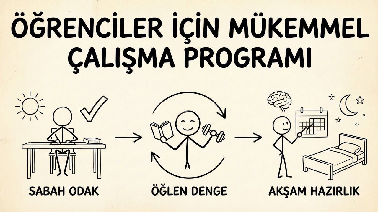 Öğrenciler İçin MÜKEMMEL Günlük Rutin 📚 (Yanlış Yapıyorsun! ❌)