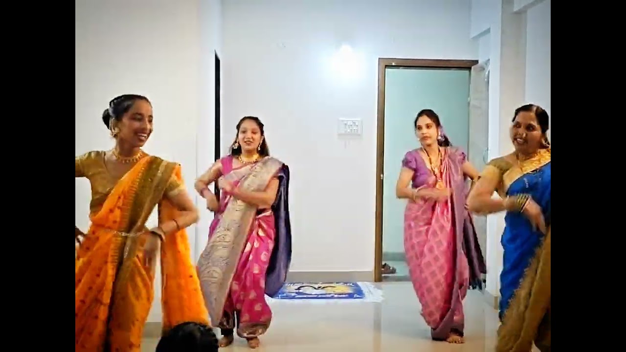 Women's day celebration🌹#womensday #janmabaicha #mangalagaur #dance #marathisong #motherdaughter 