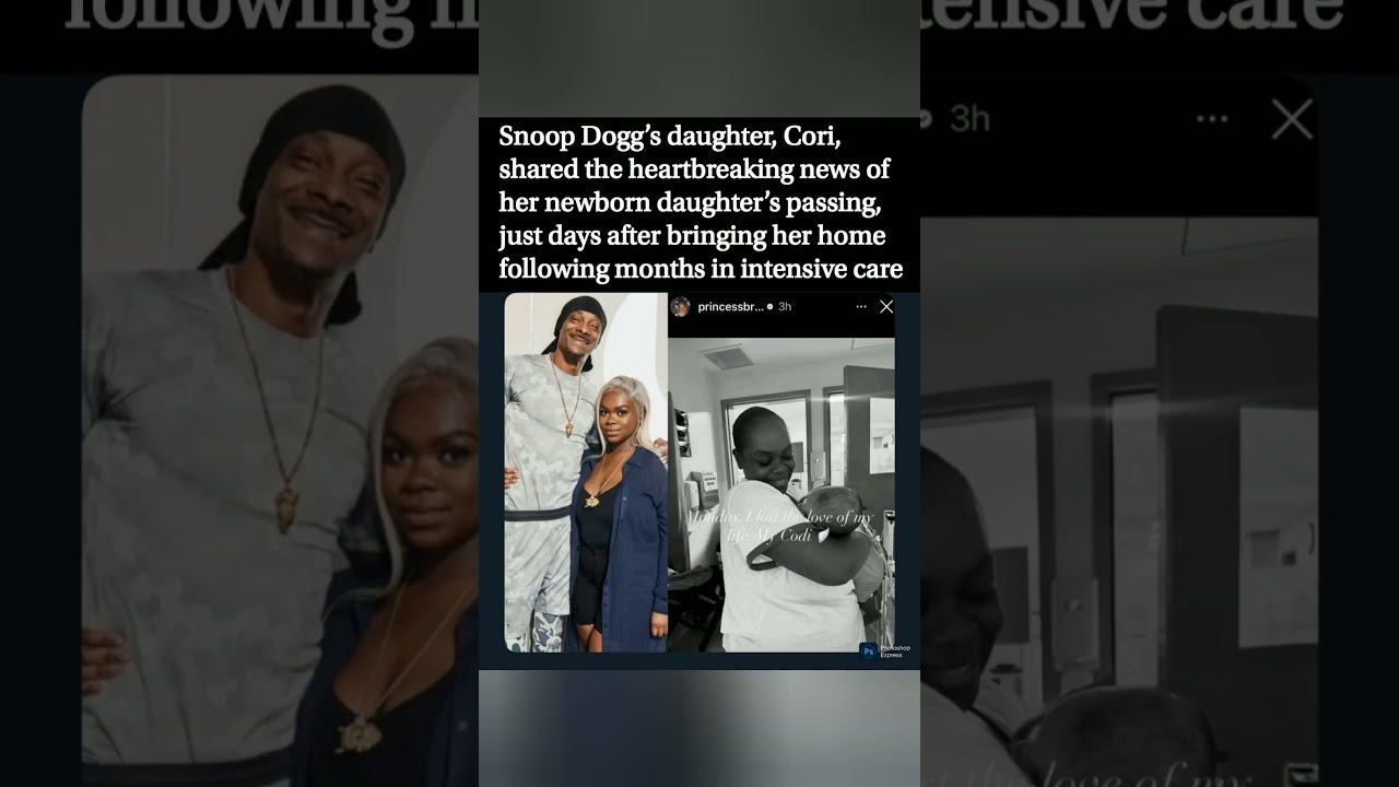 Snoop Dogg's granddaughter passes away at just 10 days old. 💔 