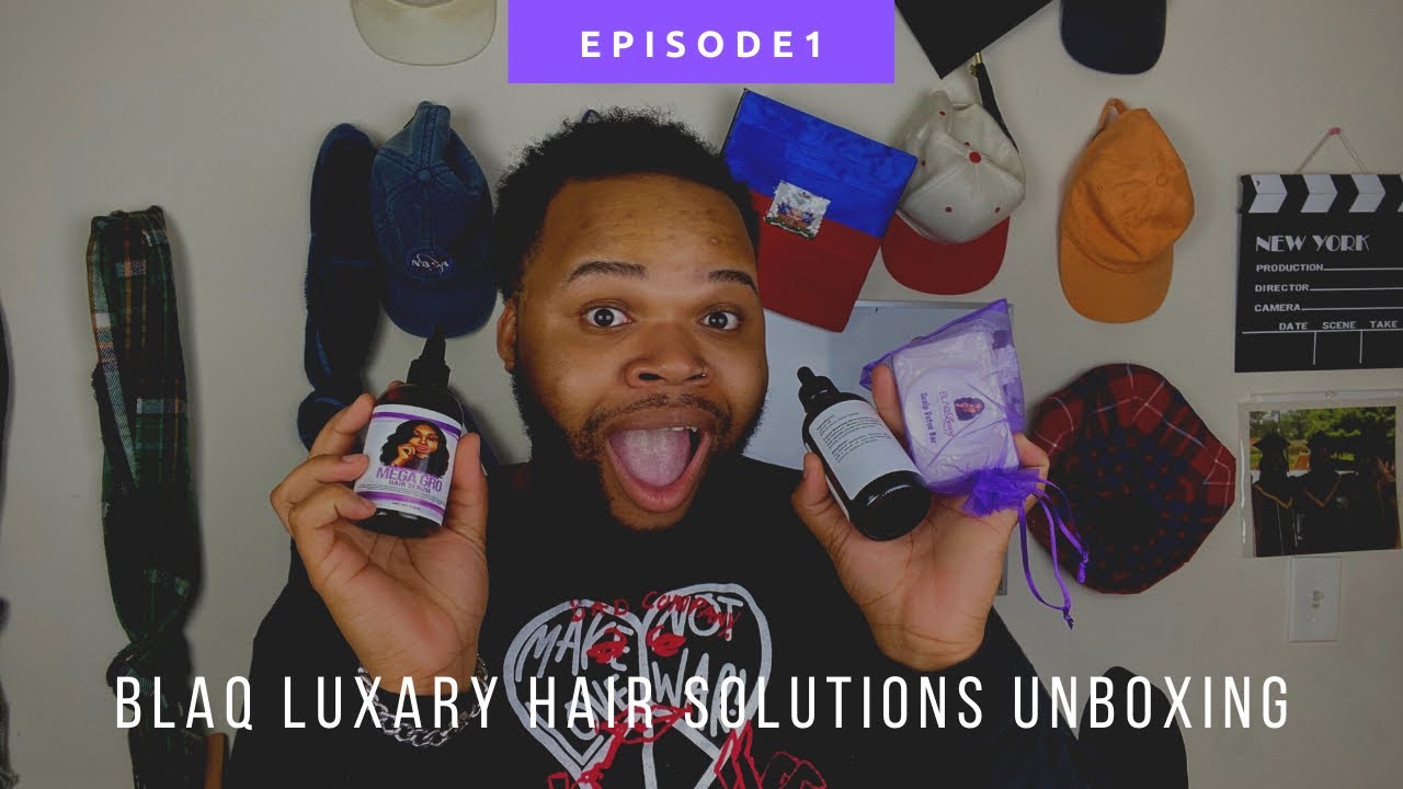 How To Fix My Receding HairLine| Unboxing Blaq Luxury Hair Solution HAIR TRIFECTA!!! |RCREALNESS