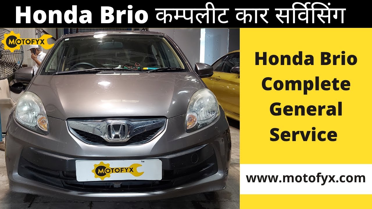 Honda Brio Car Service By MotoFyx | Expert Technicians | Genuine Spare Parts | Live Updates