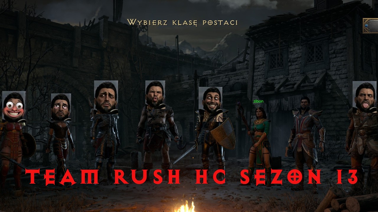 D2R - HC Rush - 4x Warlock + Czarka!!!!