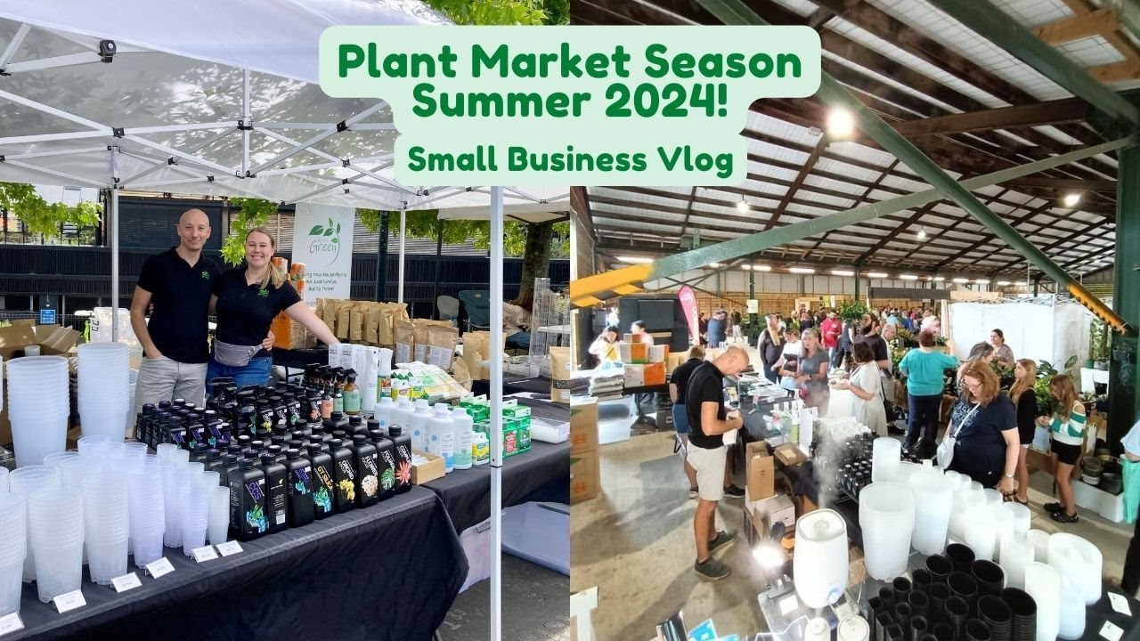 Plant Market Season Summer 2024! 🌱 Small Business Vlog