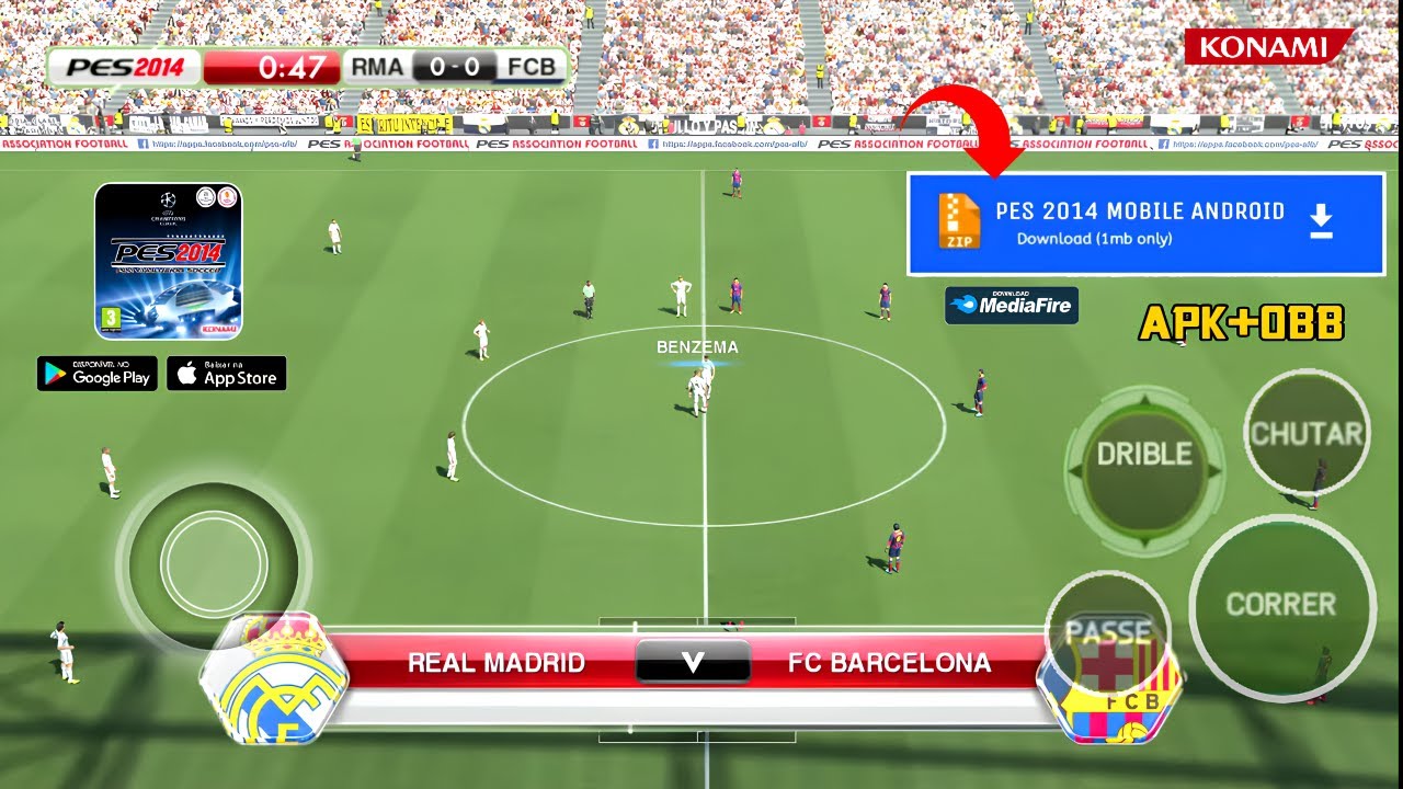 PES 2014 МОБИЛЬНАЯ ОФФЛАЙН ДЛЯ ANDROID PS4 ГРАФИКА / НОВОЕ МЕНЮ И ТЕМА МАСТЕР-ЛИГИ FIFA 14 PES 2014