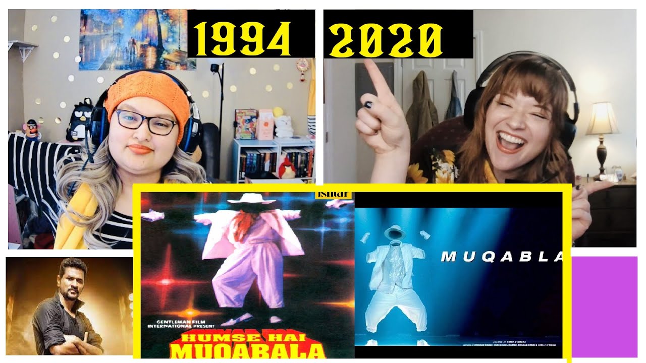 Muqabala (Original Vs. Remake) REACTION!| Prabhu Deva