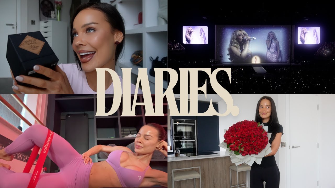 weekly diaries. organising my makeup, beauty treatments & sabrina carpenter concert