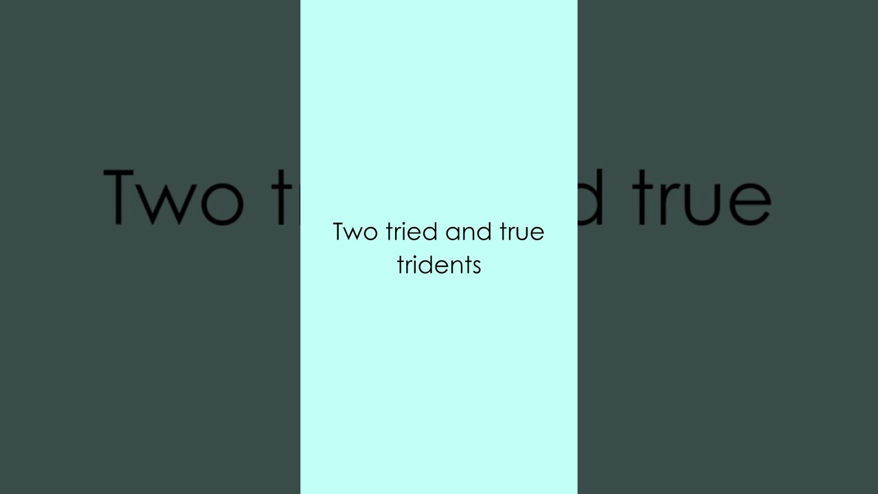 #58 | Two tried and true tridents #tonguetwisterchallenge
