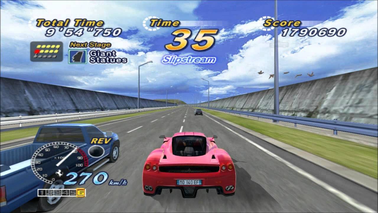 OutRun 2006 Coast 2 Coast OutRun Mode 15 continuous course [720p:60fps?] part3 June 2012