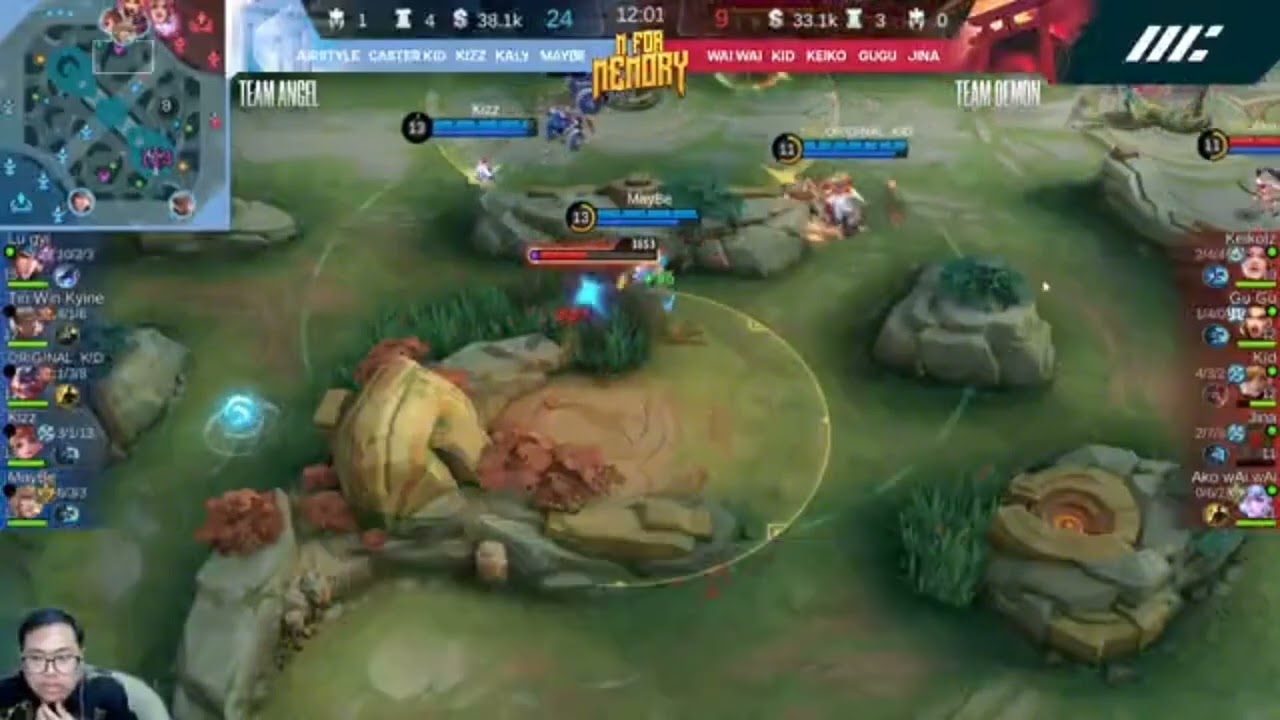 MShow Vol.2 ရဲ့ Team Angel vs Team Demon ---Bo3 Highlight tin win kyine/ may be &Kid wai wai gu gu