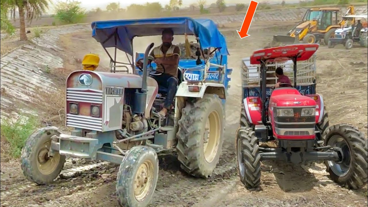 Day-2 | NOVO 605 के बिना काम सूना सूना लग रहा है | Mahindra Arjun NOVO 605 Di 4wd | JCB 3dx Expert