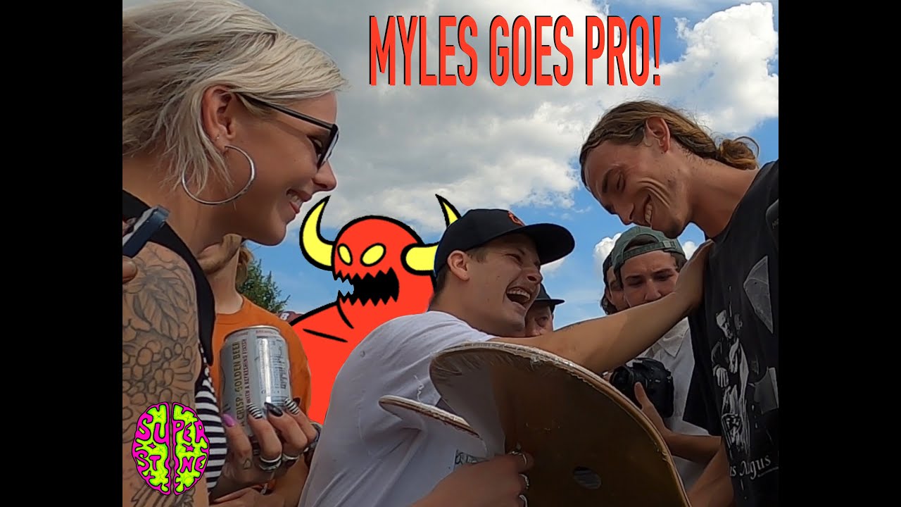 Myles Goes Pro - Super Stone Skateboarding