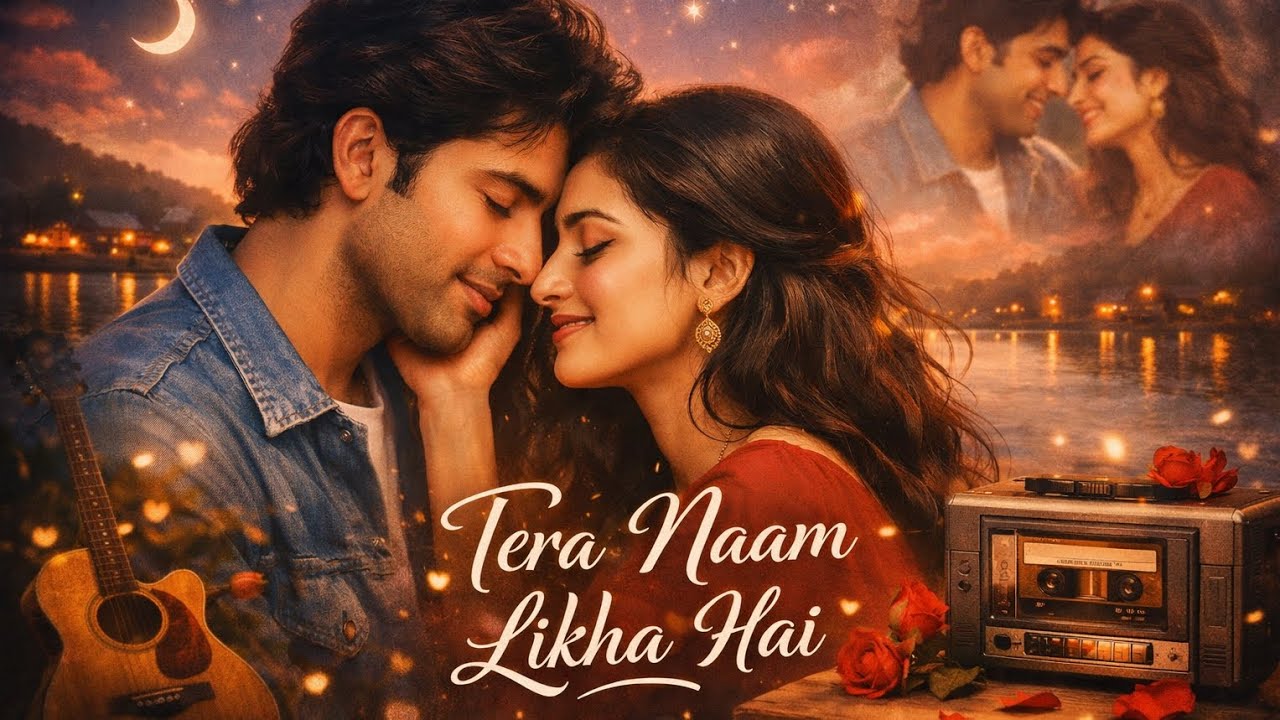 Tera Naam Likha Hai | 90s Romantic Hindi Song | Old Bollywood Love Vibes 💕