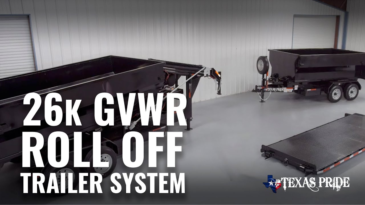 Walk Around: 26K lb GVWR Gooseneck Roll Off Trailer System | Texas Pride