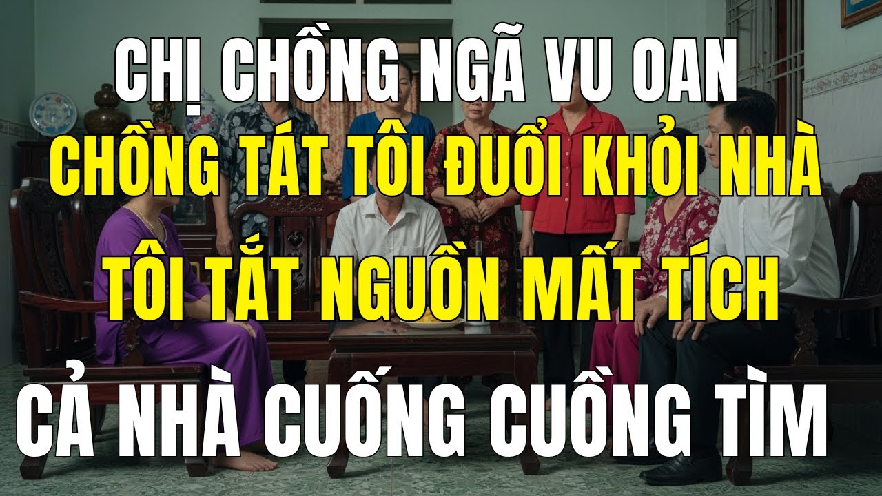 Chị Chồng Ngã Vu Oan, Chồng Tát Tôi Đuổi Khỏi Nhà – Tôi Tắt Nguồn Mất Tích, Cả Nhà Cuống Cuồng