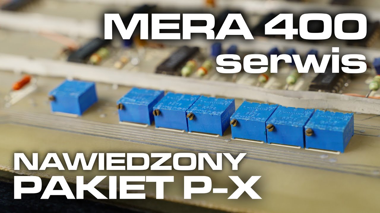 MERA-400 serwis: nawiedzony pakiet sterowania P-X