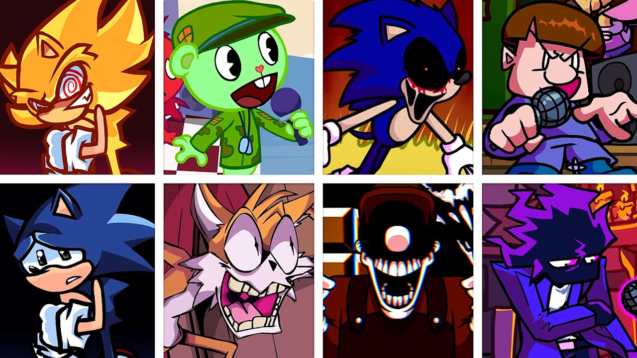 Phantasm but Every Turn a Different Character Sings 🎶 (FNF Phantasm but Everyone Sings It)