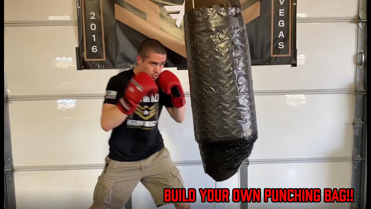 Build Your Own Punching Bag! Less than $25 or Even Free!! Nomad Mixed Combat