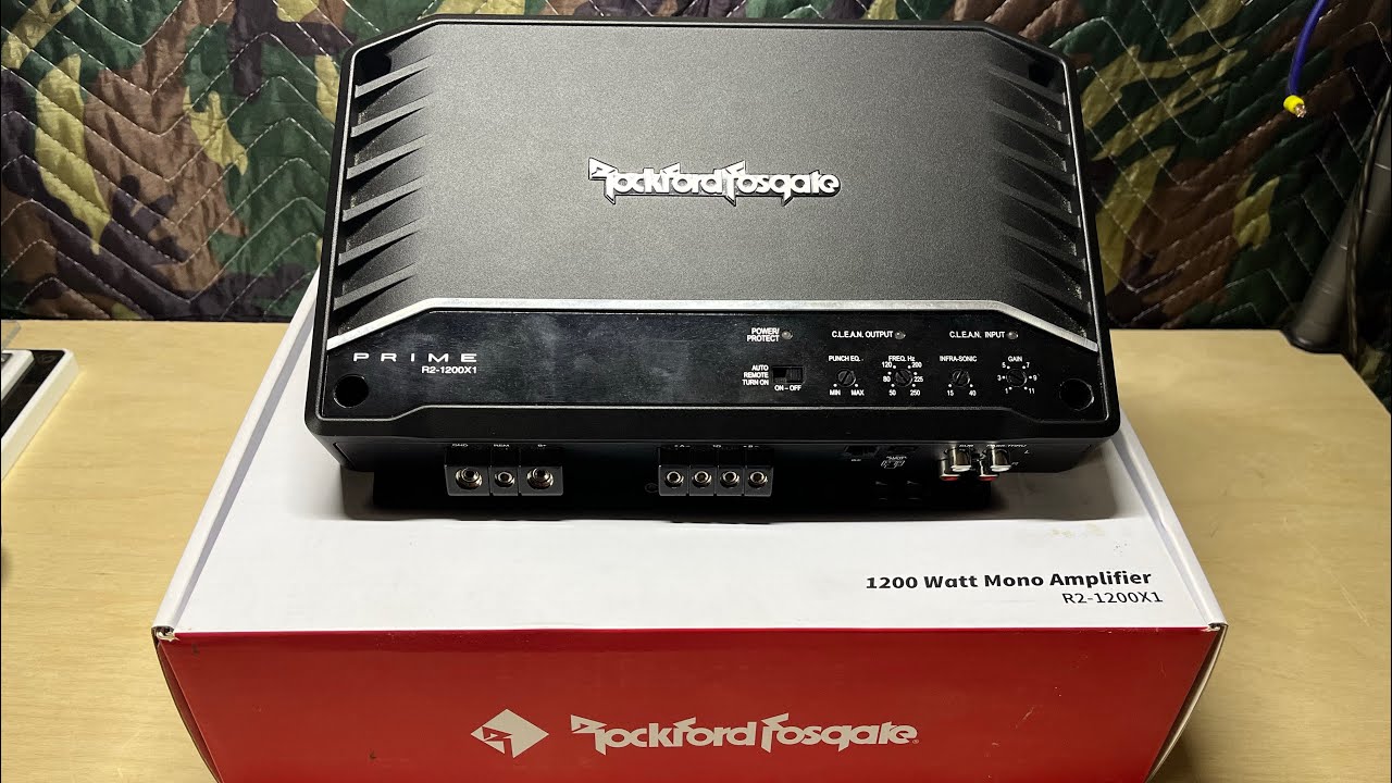 Rockford Fosgate Prime R2-1200X1 Amp Dyno (1 Ом)