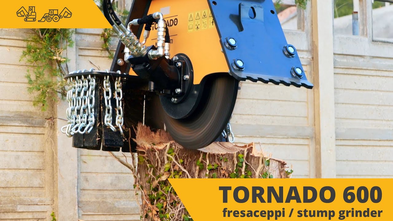 Fresaceppi Tornado 600 per escavatore - Excavator Stump Grinder Tornado 600 | Malaguti