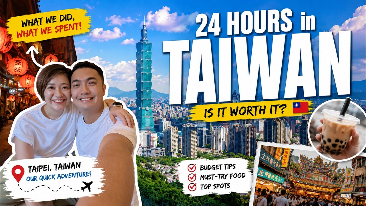 TAIWAN VLOG PART 1 🇹🇼 | Our First 24 Hours: Arrival, Ximending, Yehliu, Shifen & Jiufen