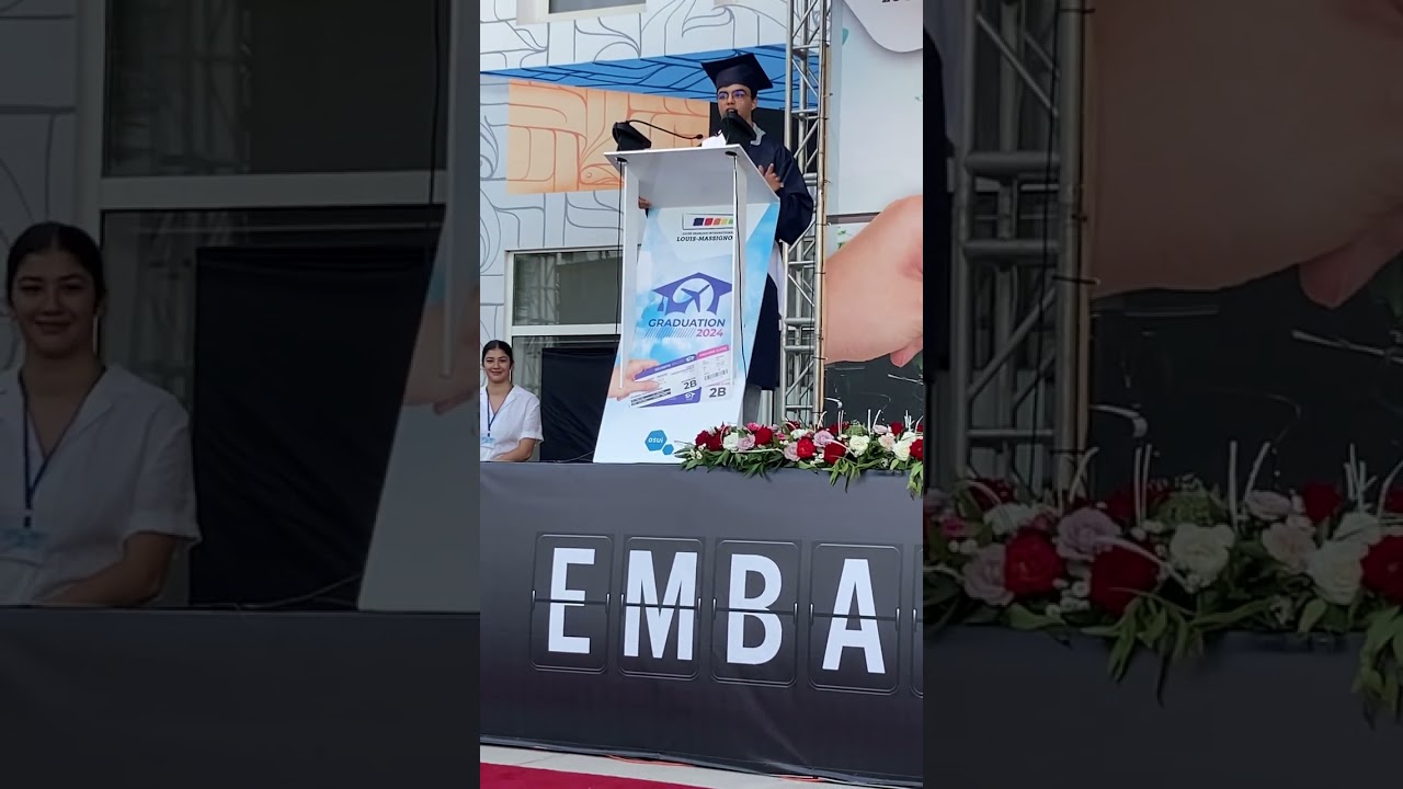 Hamza Chraïbi - Trés beau discours de Graduation - Juillet 2024