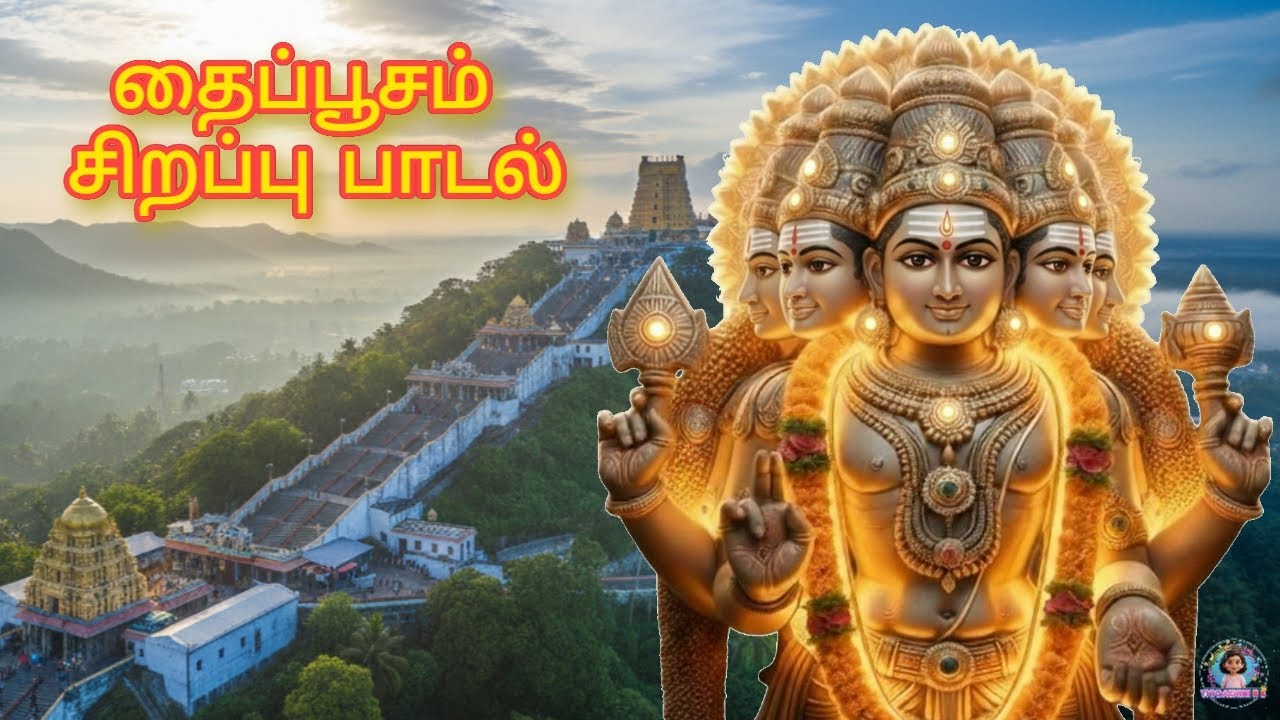 தைப்பூசம் சிறப்பு பக்திப் பாடல் | வெற்றிவேல் முருகனுக்கு அரோகரா 🙏 | Murugan Song | Thigazhini R E