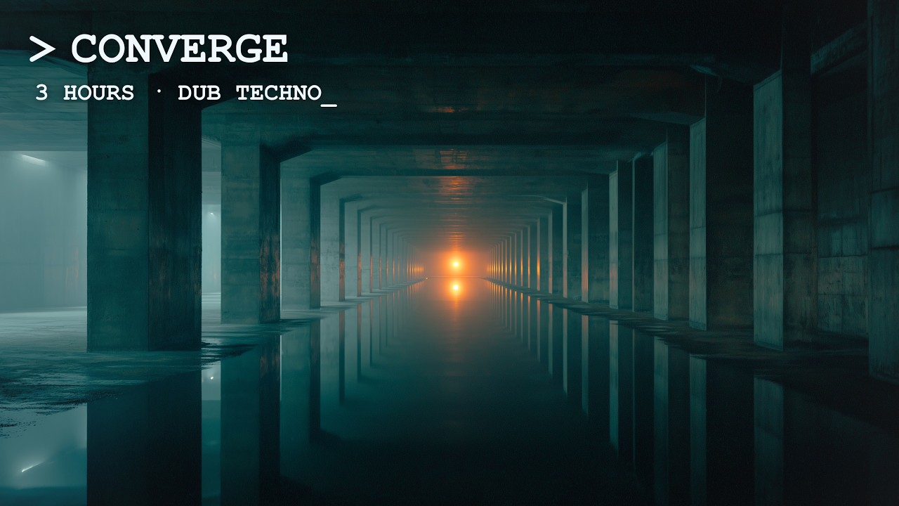 CONVERGE // Analog Dub Techno for Deep Work &middot; 3 Hours &middot; No Drops