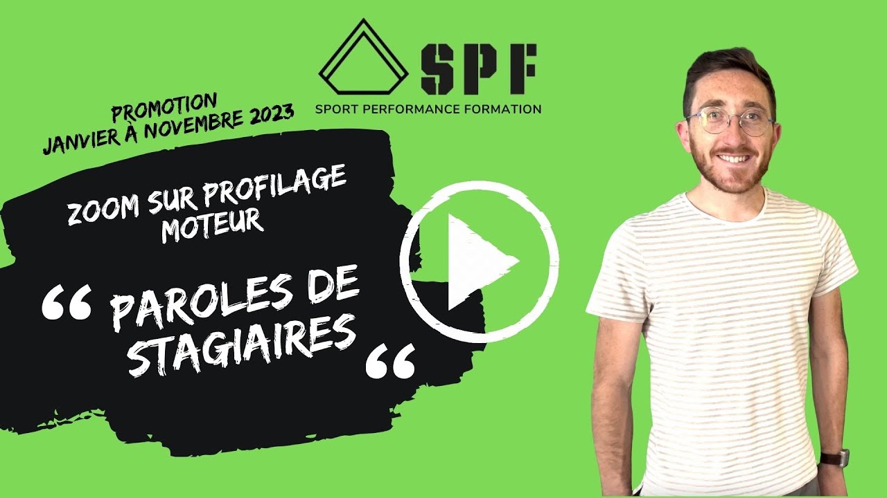 TEMOIGNAGE - PROFILAGE MOTEUR - GUILLAUME