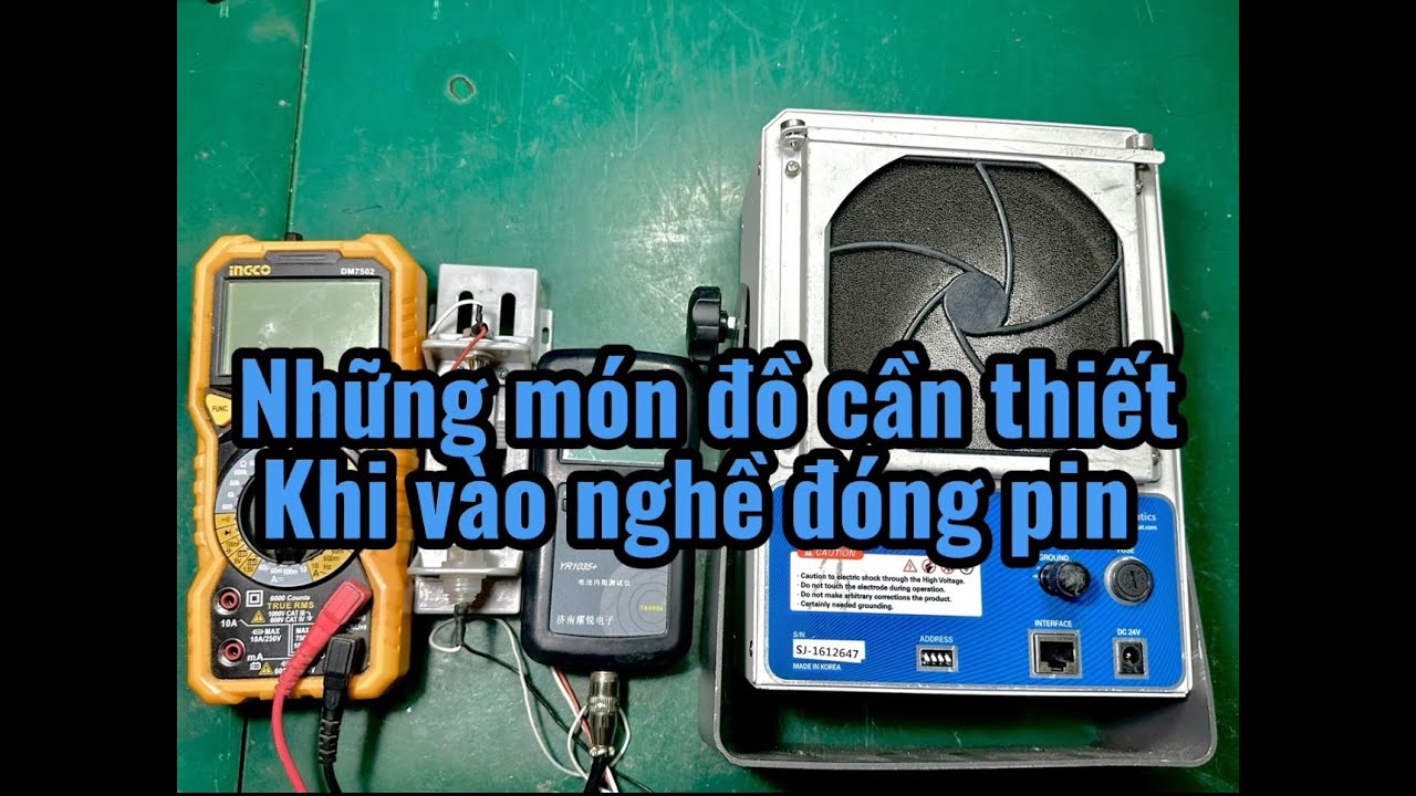 Những món đồ cần thiết khi vào nghề đóng pin