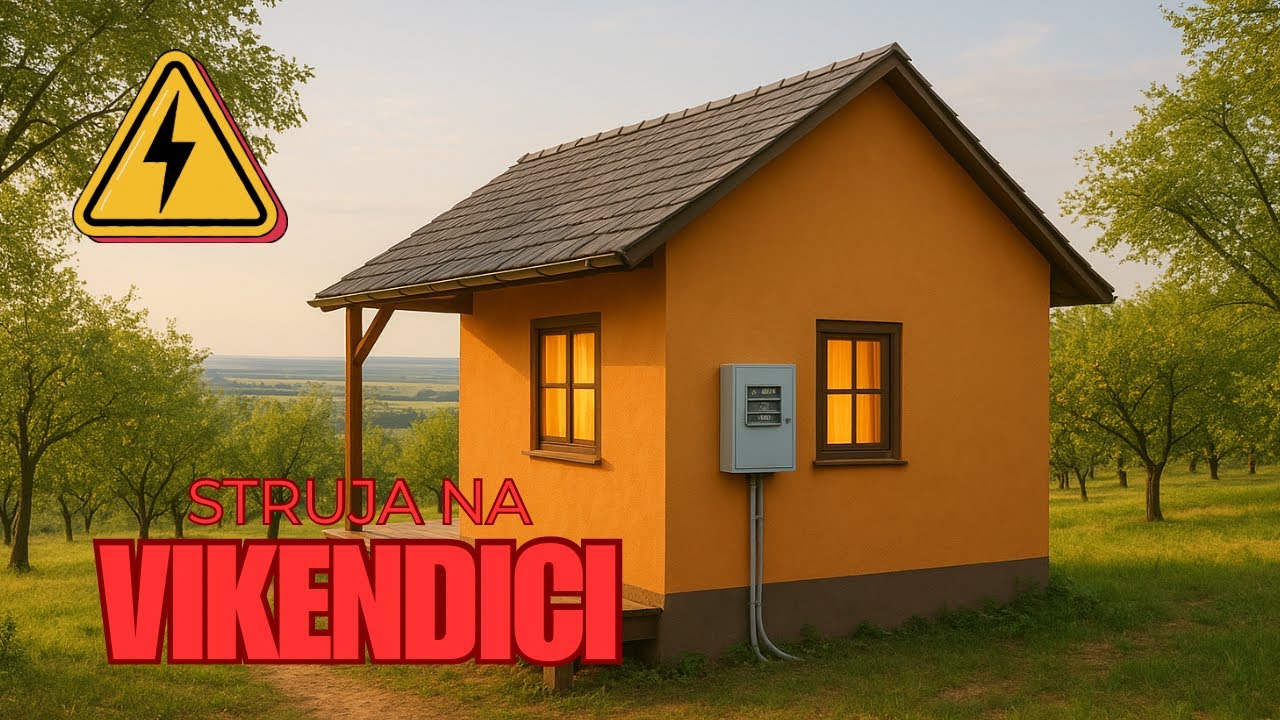 Izrada KOMPLETNE elektro instalacije na VIKENDICI!