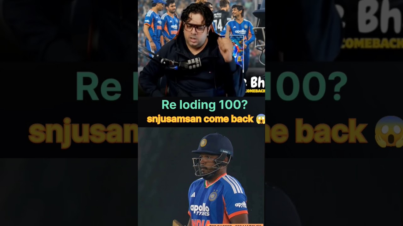 India vs newzealand | come back Sanju samsan 😱 