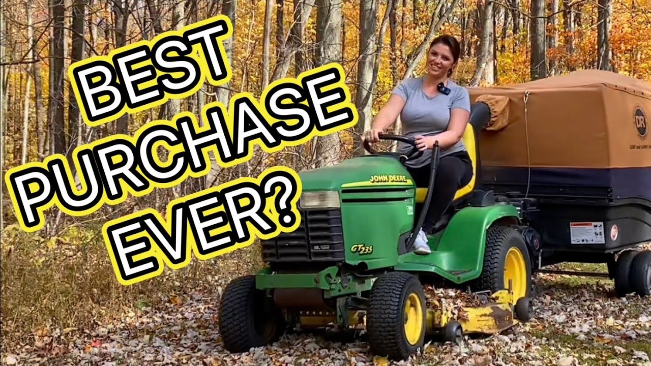 Must Have Tool For Fall Leaf Clean-Up Huge Time  Saver! #92