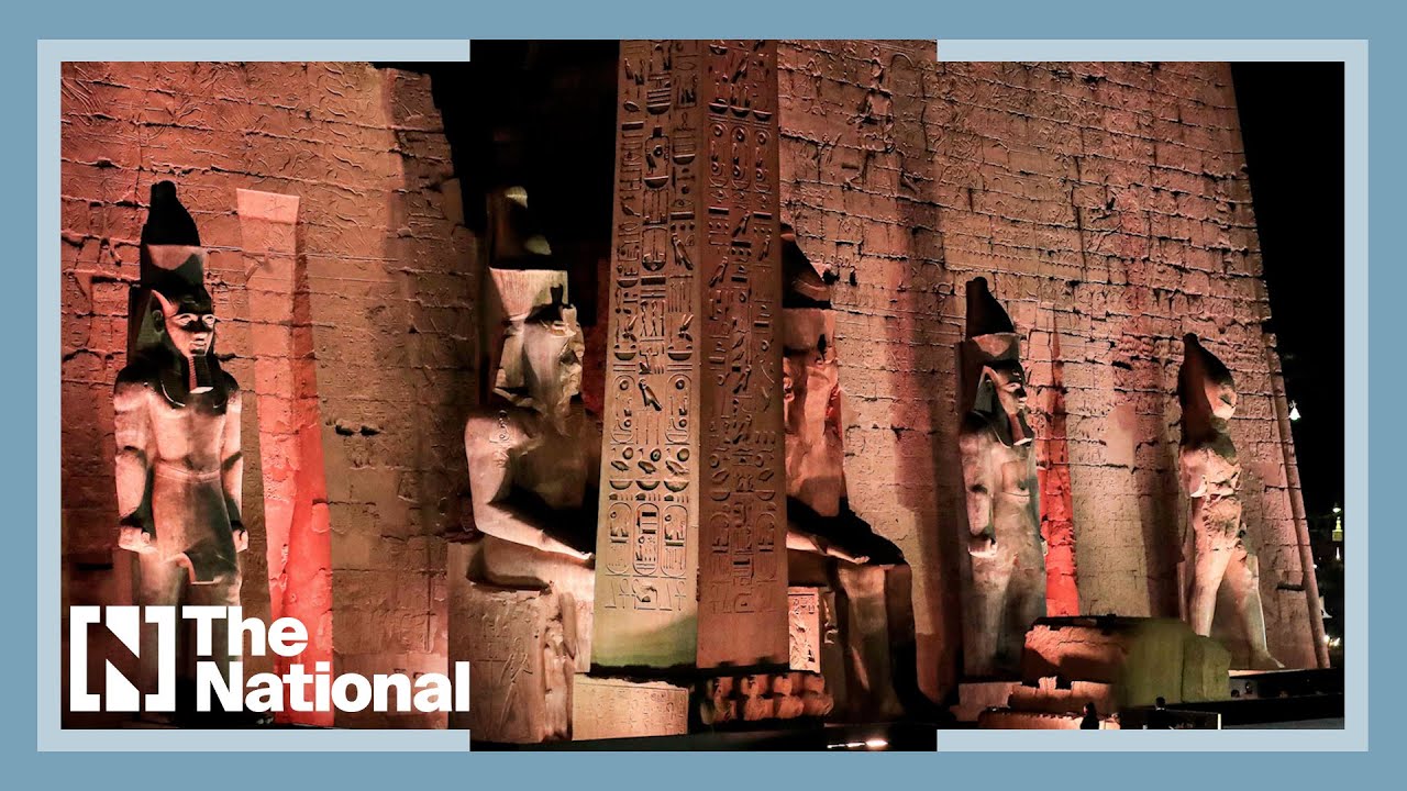 Egypt's Avenue of Sphinxes parade LIVE