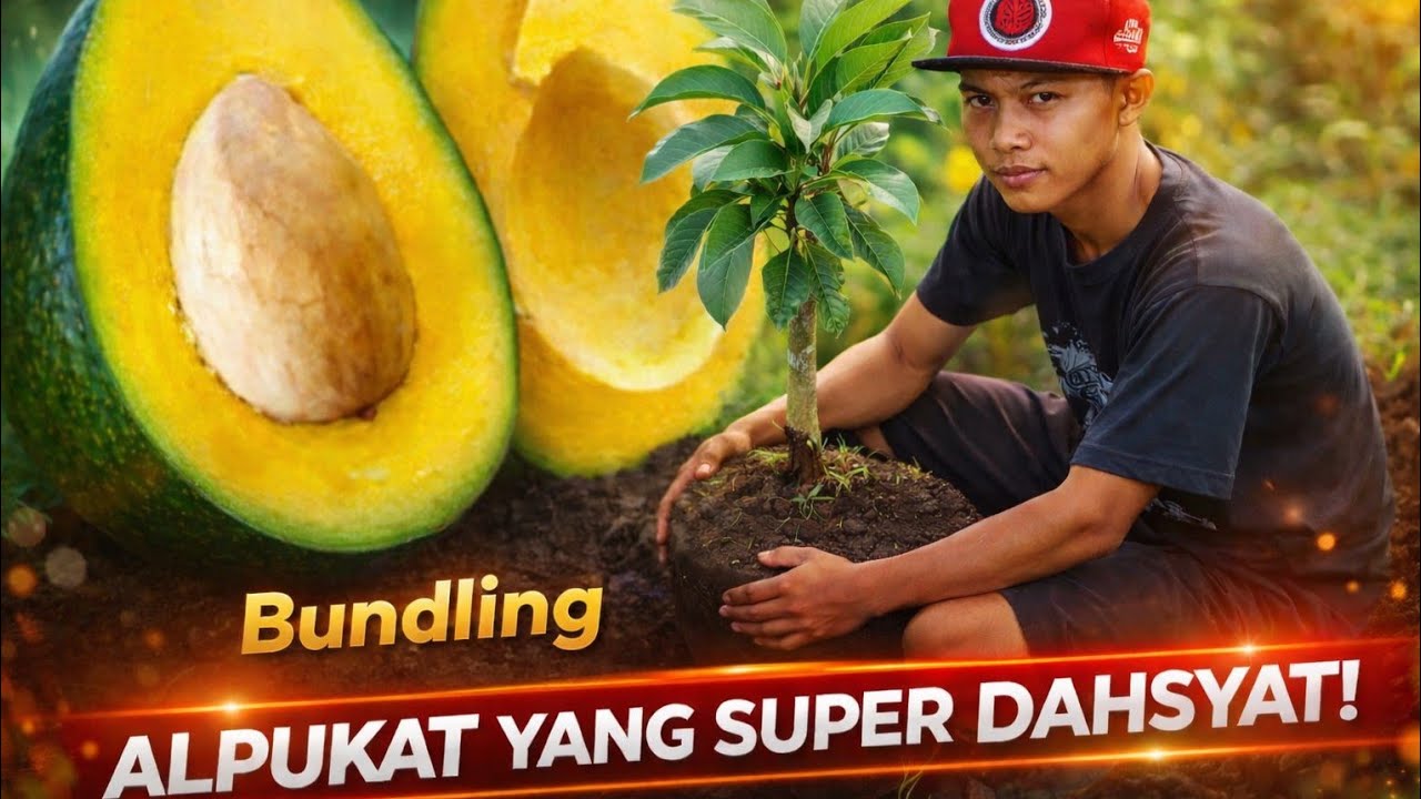 LIVE Teknik Bundling Gendonan Khusus untuk Bibit Alpukat Besar