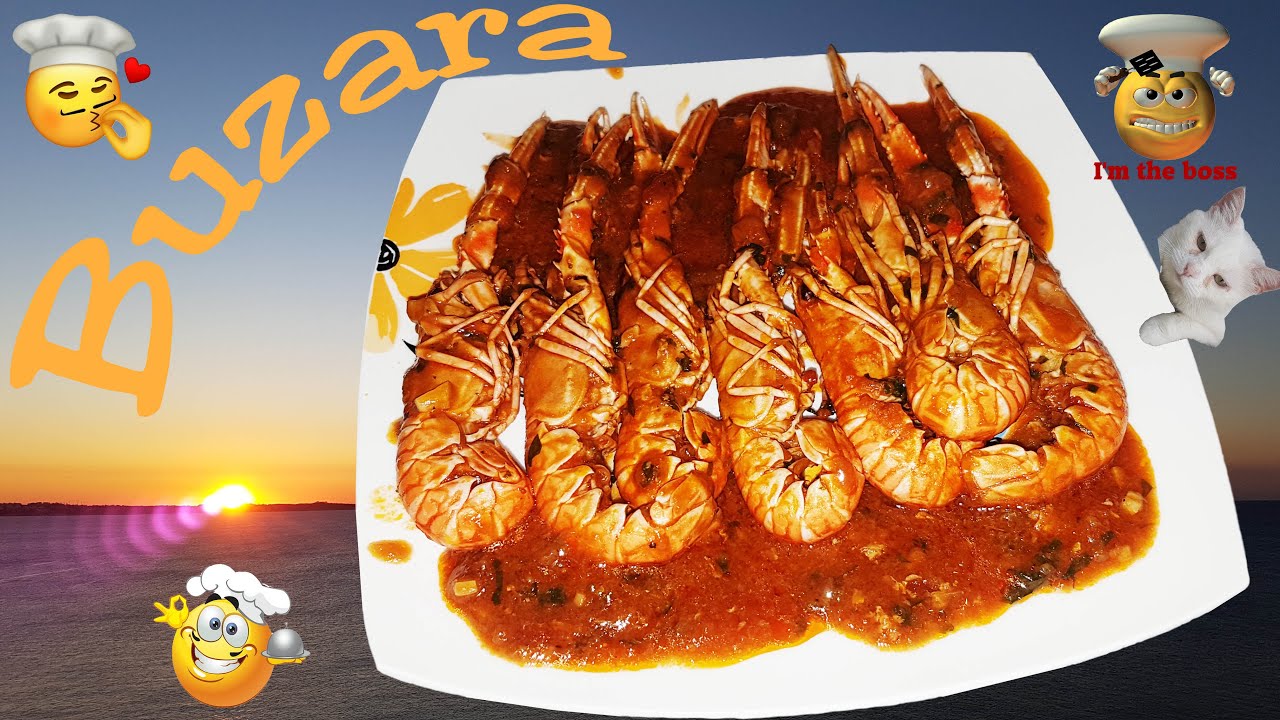 Shrimp on Buzara Art Škampi na Buzaro - Scampi alla Busara 👍 Snicel 69