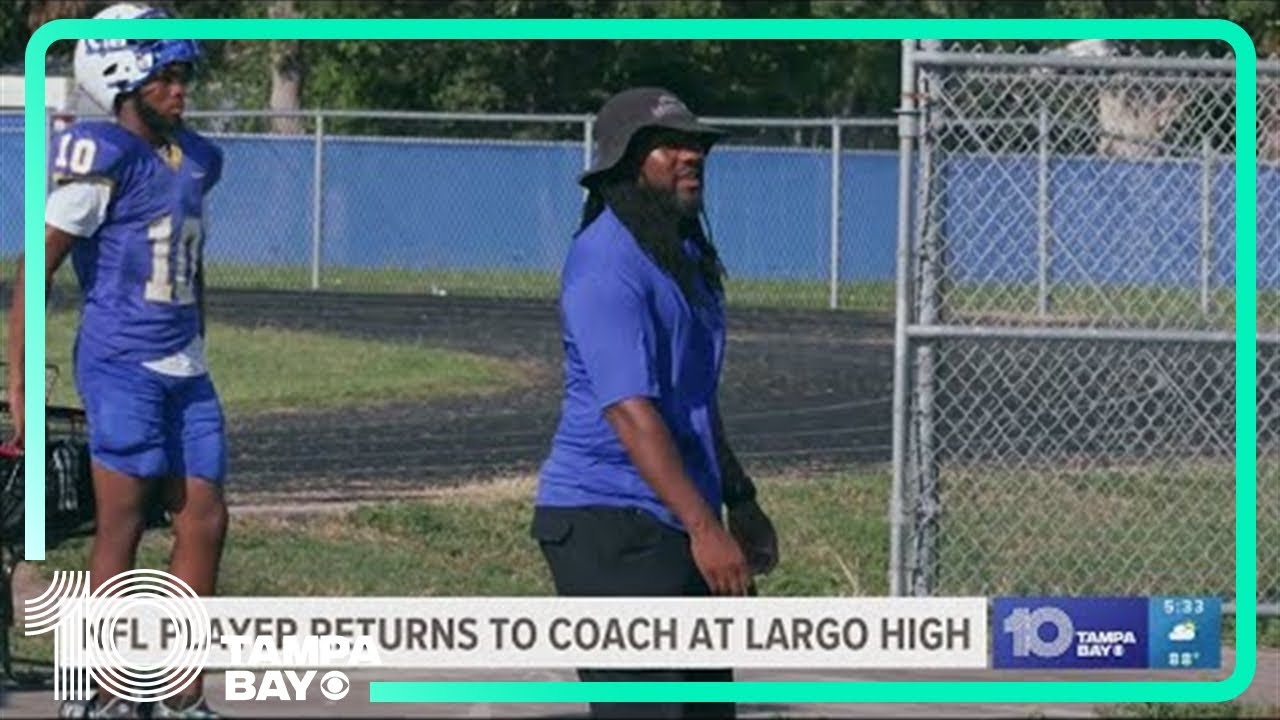 NFL player returns to Largo for 'last childhood dream'