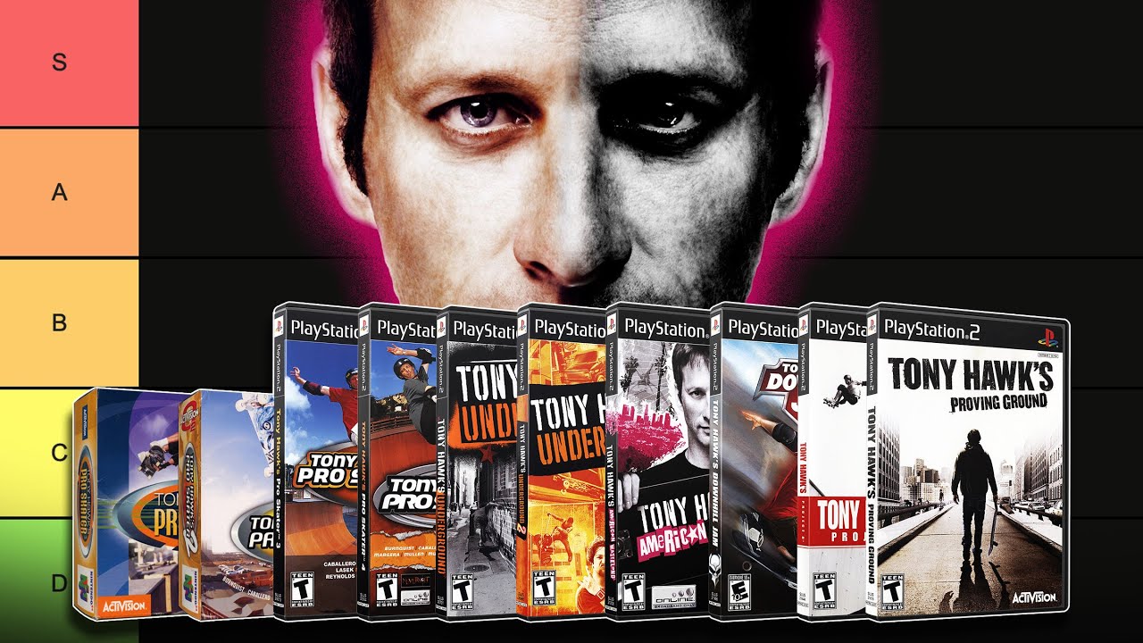 Ranking Every Tony Hawk Game | From Pro Skater to Proving Ground!