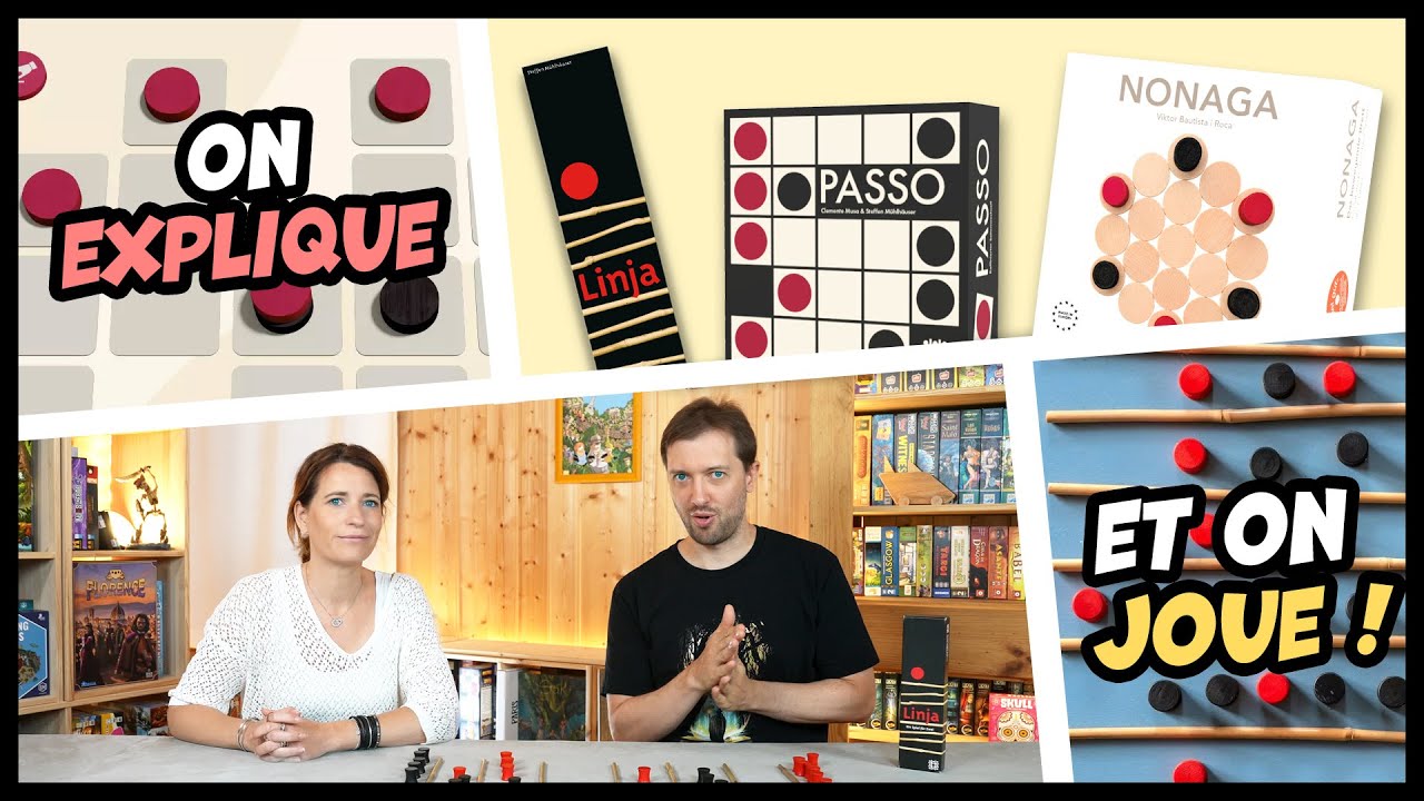 Nonaga, Linja et Passo, on explique et on joue