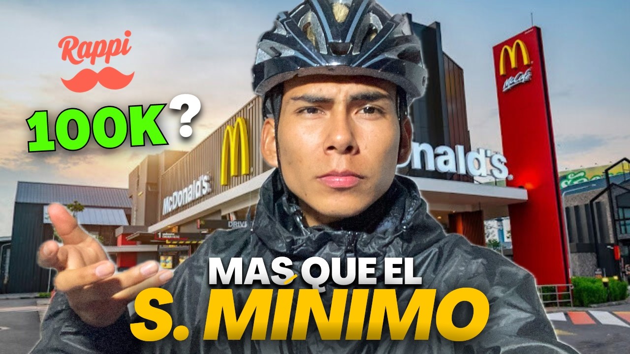 ¿CUÁNTO SE GANA EN RAPPI EN UNA BICICLETA? - Trabajando 8 HORAS