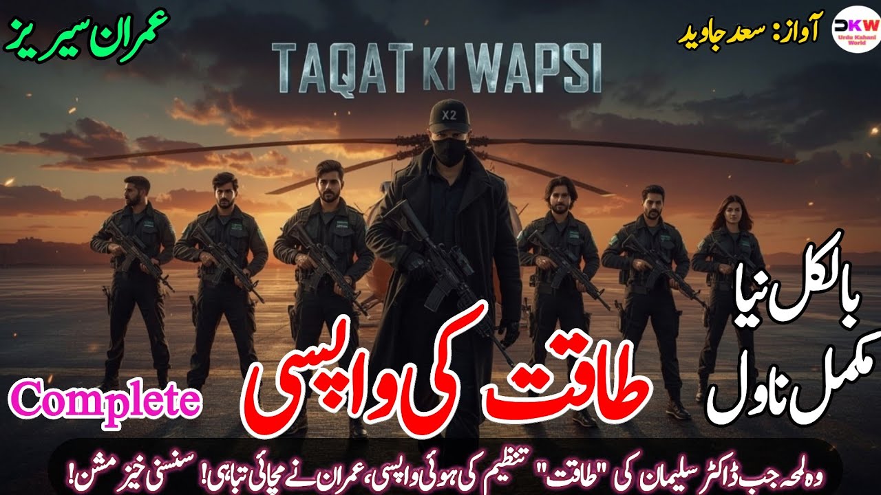 TAQAT KI WAPSI Imran Series By Mazhar Kaleem MA Complete Novel | Urdu Hindi Spy Thriller Novel 