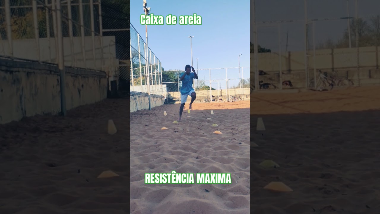TREINO FUNCIONAL NA AREIA |  VELOCIDADE E SALTOS COM IMPULS&Atilde;O 💪🏃💥 #treino #funcional #futebol