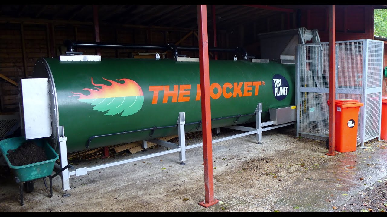 Tidy Planet's A1200 Rocket Food Waste Composter