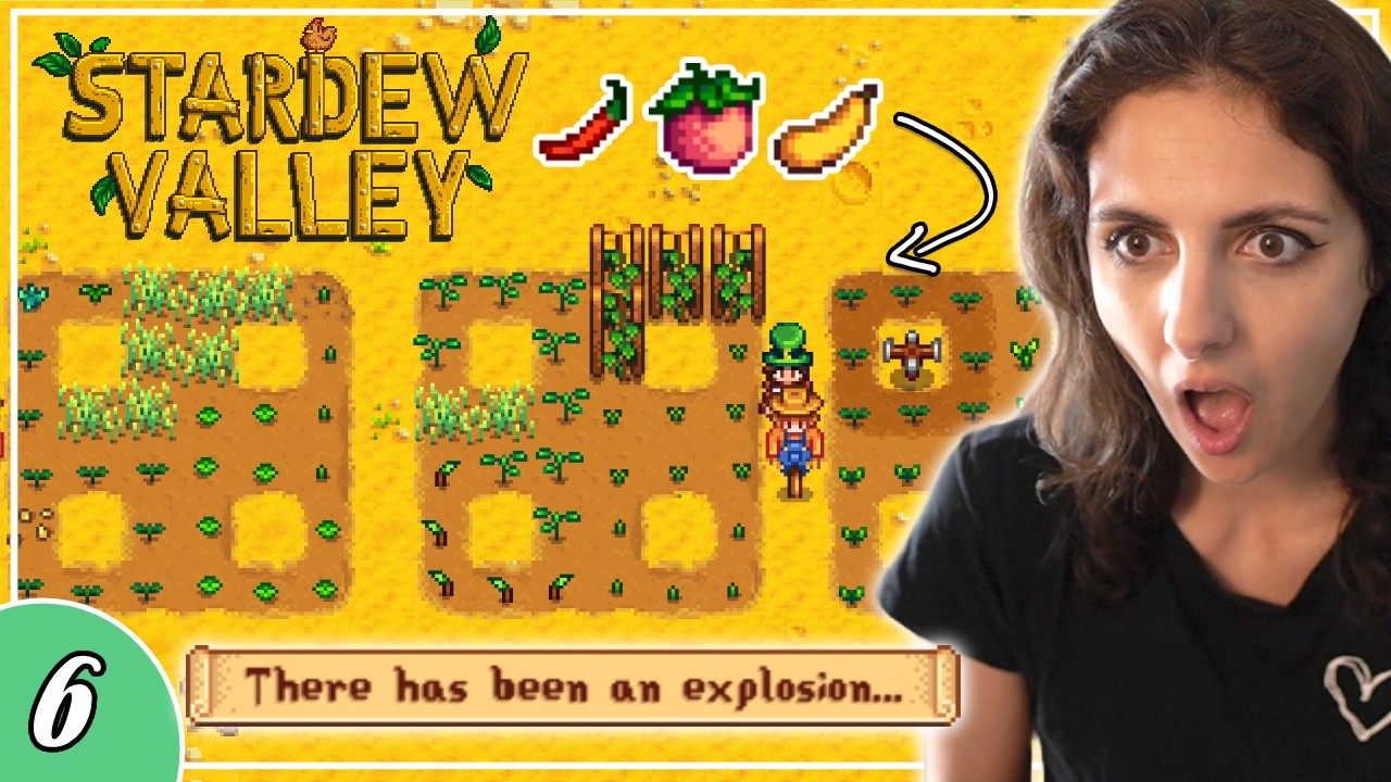 Лето! (но тут произошёл взрыв?!)💣 Stardew Valley Expanded #6