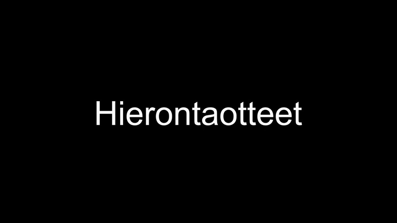 Hierontaotteet