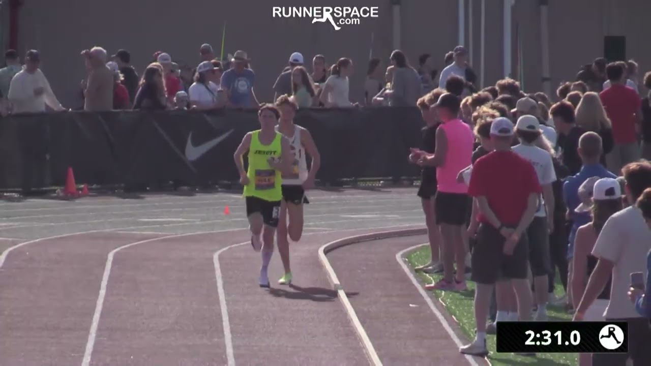 Tayvon Kitchen Breaks National HS 3200m Record at Nike Jesuit Twilight Relays [Full Race Replay]