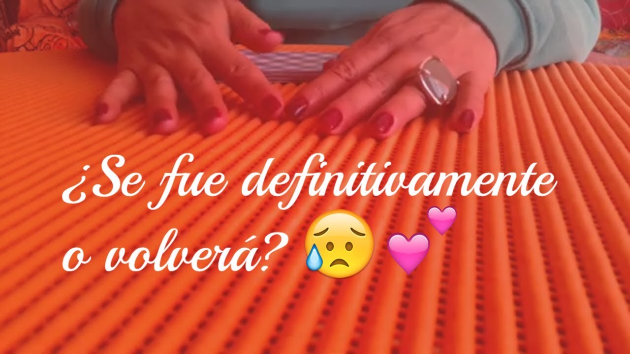 Se ha ido definitivamente💔?volverá?❤TAROT INTERACTIVO.