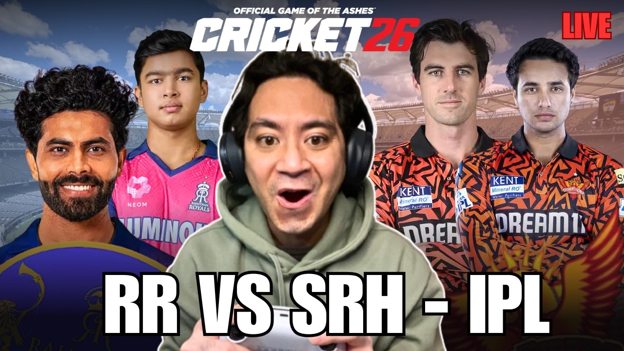 Rajasthan Royals vs Sun Risers Hyderabad T20 Match | RR vs SRH | Cricket 26 Live | NoobBroLive