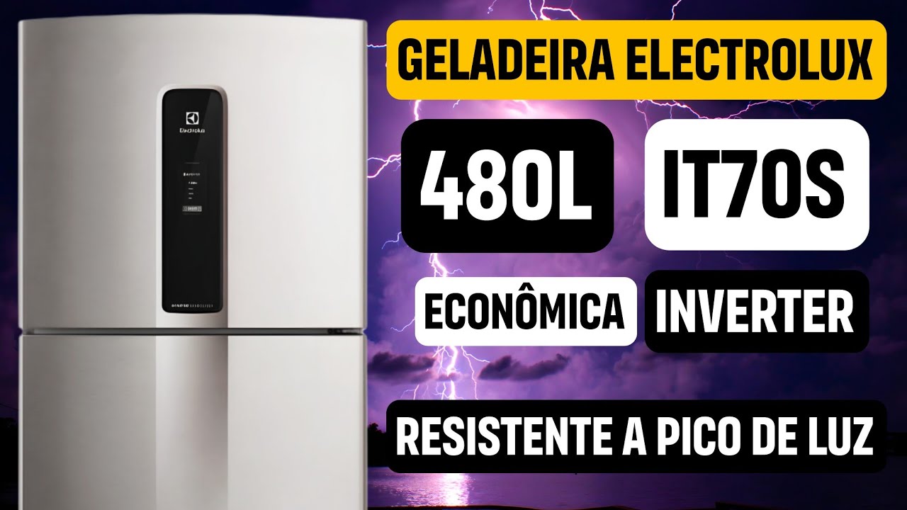 GELADEIRA ELECTROLUX INVERTER BIVOLT 480L IT70S EFFICIENT COM AUTOSENSE DUPLEX INOX LOOK - REVIEW