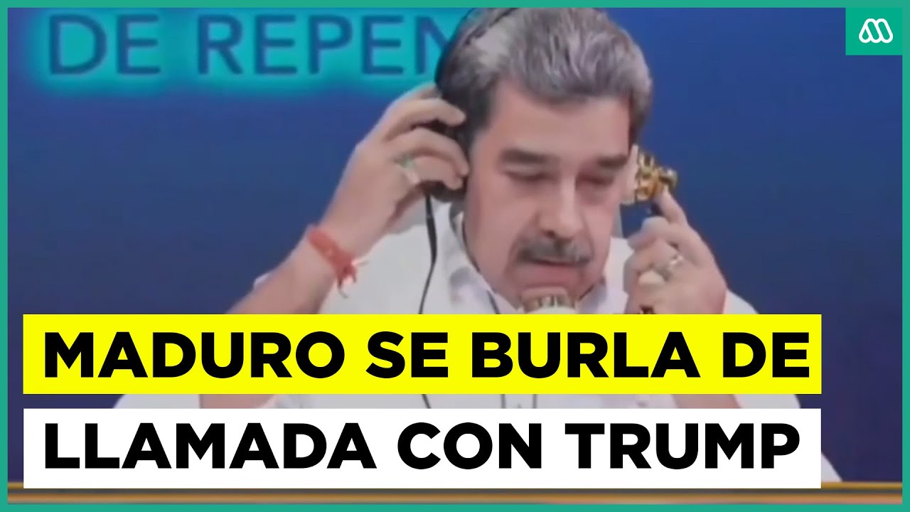 Maduro se burla de llamada con Trump con caricaturesca parodia en punto de prensa