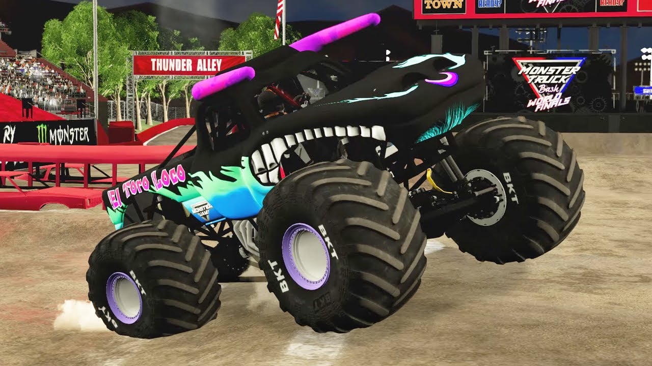 20 Truck MT Bash World Finals 3 Freestyle - BeamNG.Drive Monster Jam